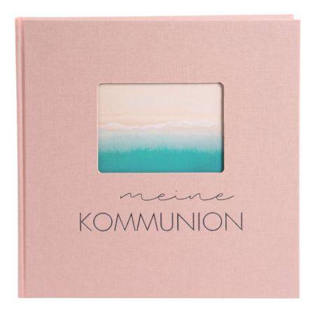 Kommunionsalbum Pastell 25 x 25 cm, rose