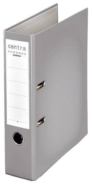 CENTRA Ordner Plastik A4 8cm grau 230138