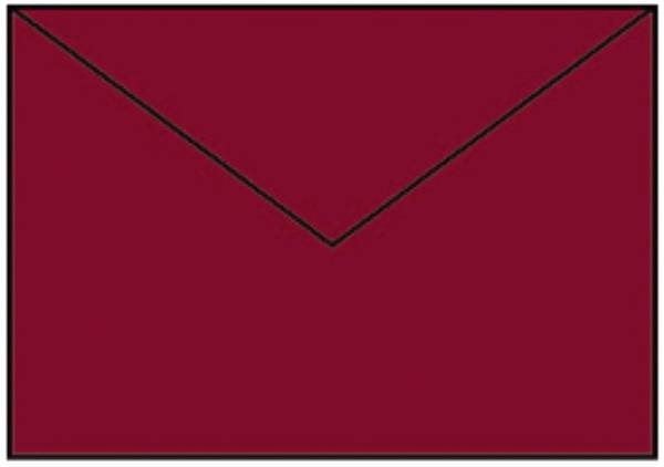 Coloretti Briefumschläge C5, 5 Stück, rosso