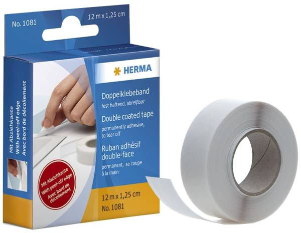 HERMA Klebeband doppelseitig 1081 12mm 7,5m