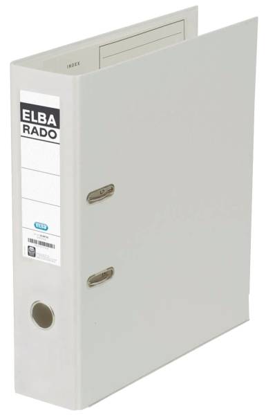 ELBA Ordner A4 8cm PVC weiß 100022632 10497WE