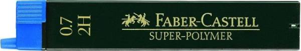 FABER CASTELL Feinmine SuperPolymer 2H 0.7 120712 12St