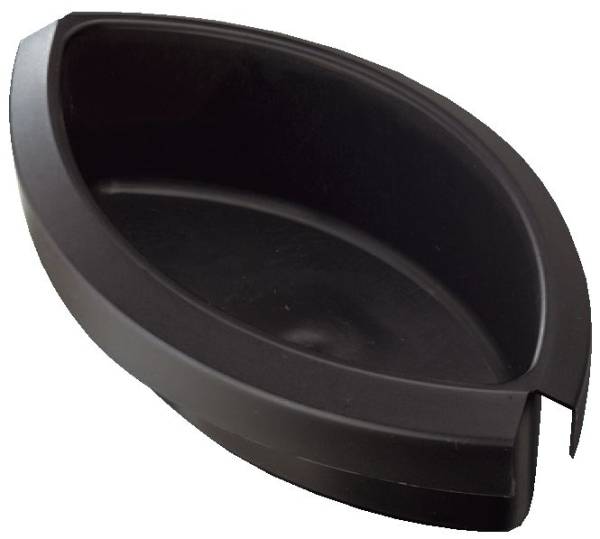 Papierkorb Abfalleinsatz , 1 Liter, schwarz