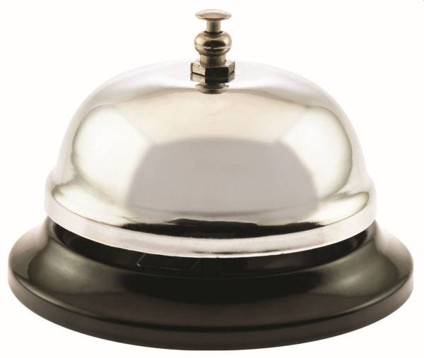 OFFICE PRODUCTS Tischklingel Rezeption Ø 85mm silber 18608511-99