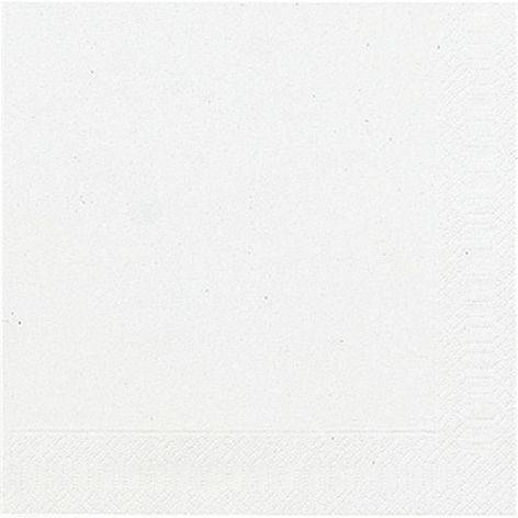 DUNI Serviette Zelltuch weiß 104030/ 3lagig. 33 cm