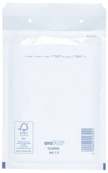 Luftpolstertaschen Nr 3, 150x215 mm, weiß, 100 Stück