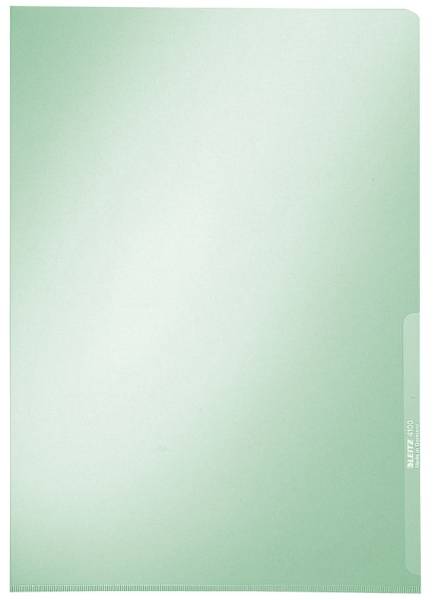4100 Sichthülle Premium, A4, PVC, dokumentenecht, grün