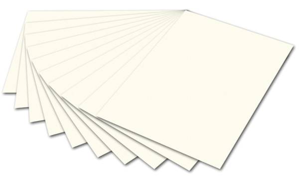 Tonpapier 50 x 70 cm, perlweiß