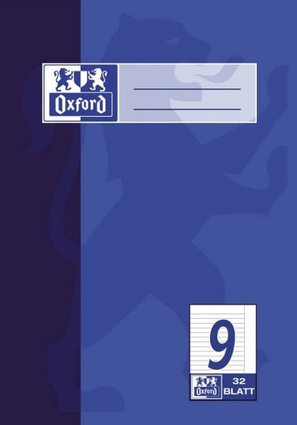 Heft A5 32 Blatt Lineatur 9