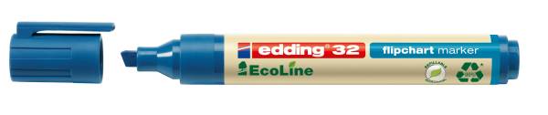 32 Flipchartmarker EcoLine nachfüllbar, 1 5 mm, blau