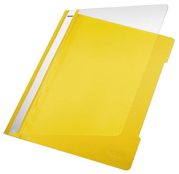 LEITZ Schnellhefter A4 gelb 41910015 Plastik