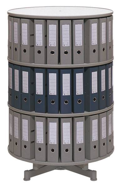 REEF Ordnerdrehsäule 3 Etagen grau R2081B3