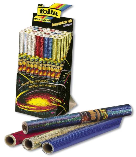 FOLIA Hologrammfolie selbstkl. sort. 310 1mx40cm