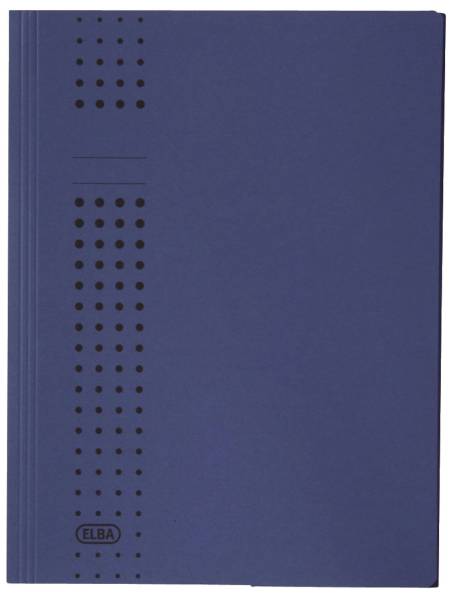 Sammelmappe chic, Karton (RC), 320 g qm, A4, 10 mm, dunkelblau