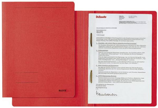 3003 Schnellhefter Fresh A4, Pendarec Karton (RC), rot