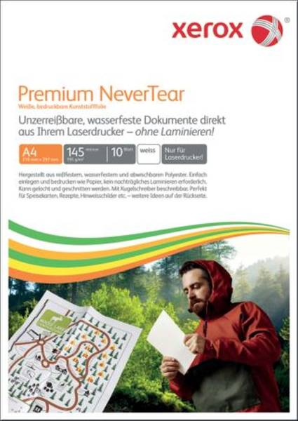 XEROX Laserfolie 10BL weiss 003R98127 NeverTear