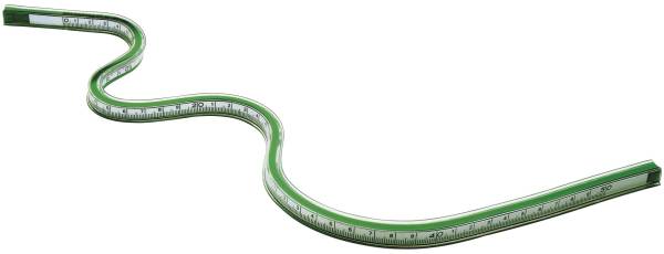 Flexible Kurvenlineale mit mm Teilung, 30 cm