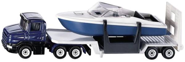 SIKU Tieflader mit Boot 1613
