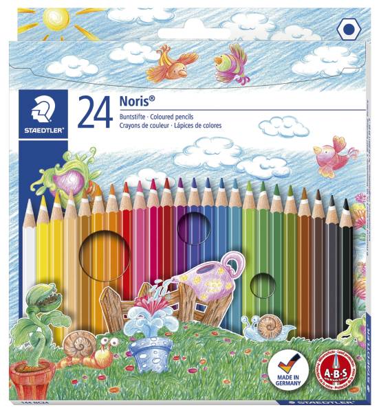 STAEDTLER Farbstiftetui Noris Club 24St 144 NC24 Kartonetui