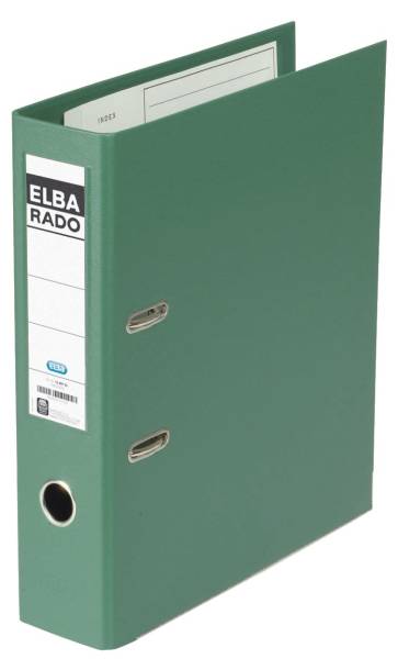 Ordner rado plast PVC PVC A4, 80 mm, grün