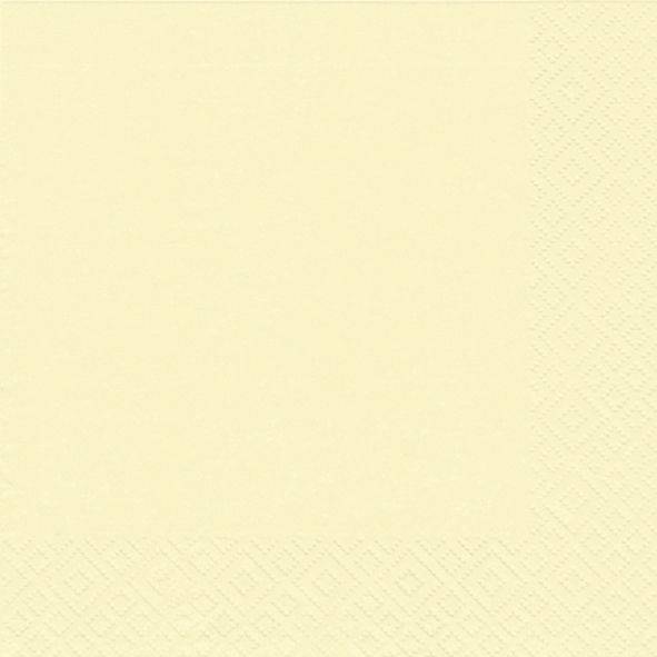 ATELIER Serviette Zelltuch 25x25cm creme 1019-0002 1009-1016