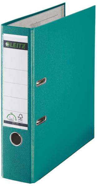 1010 Ordner Plastik A4, 80 mm, türkis