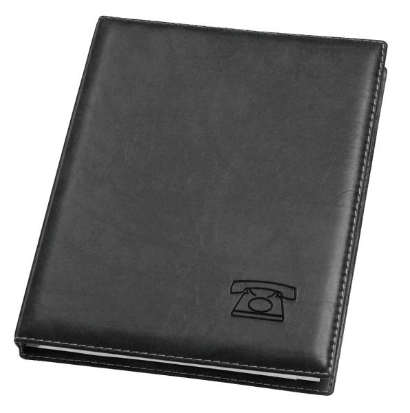 VELOFLEX Telefonringbuch Exquisit A5 schwarz 5158780