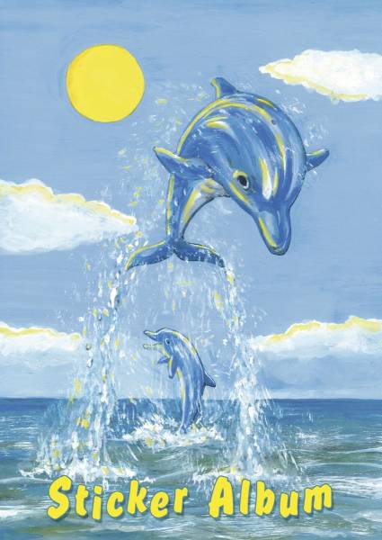 HERMA Stickeralbum A5 Der Kleine Delfin 15419