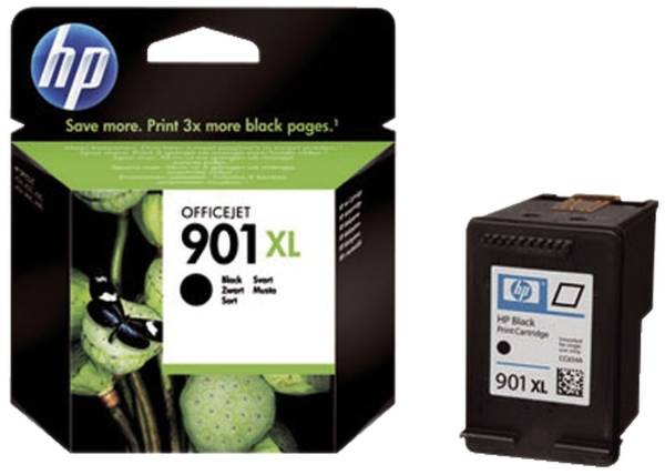 HP Inkjetpatrone Nr. 901XL schwarz CC654AE 14ml