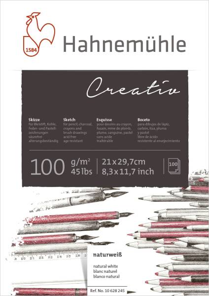 Skizzenblock Creativ A3 100 g qm 100 Blatt