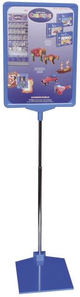 FRANKEN Prospektständer f. A4 d.blau PSMA403