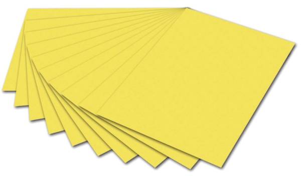 FOLIA Fotokarton A4 zitronengelb 614/50 12 300g