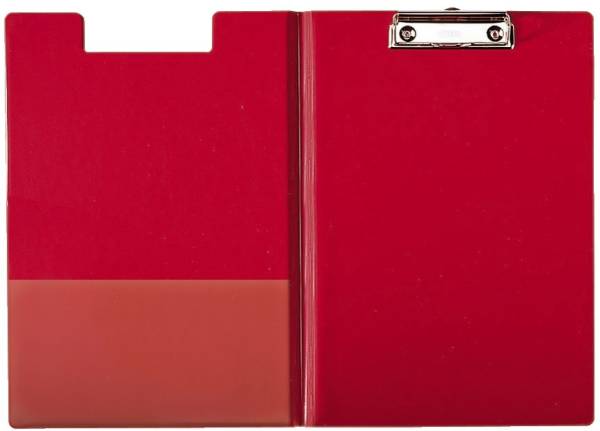 LEITZ Klemmbrett A4 rot 3960-00-25 m.Deckel
