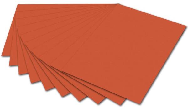 FOLIA Fotokarton A4 orange 614/50 40 300g