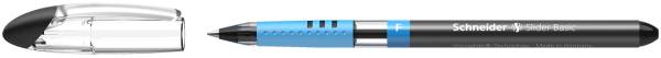 Kugelschreiber Slider Basic F, schwarz (dokumentenecht)