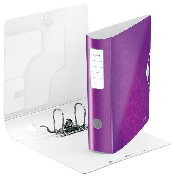1106 Ordner Active WOW A4 82 mm, violett metallic