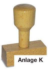 Stempel Anlage K ST808
