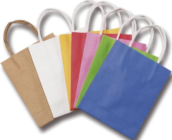 FOLIA Geschenktragetasche 20ST natur 21210 12x5,5x15 cm