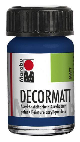 Decormatt Acryl, Dunkelblau 053, 15 ml