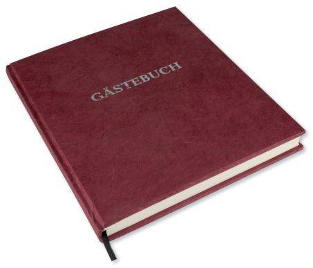 Gästebuch NepaLokta 21 x 24 cm, 192 Seiten, bordeaux