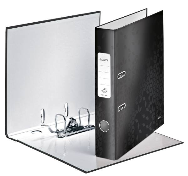 LEITZ Ordner A4 6cm Wow schwarz 1006-00-95