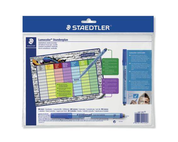 STAEDTLER Stundenplan korrigierbar 641SP2