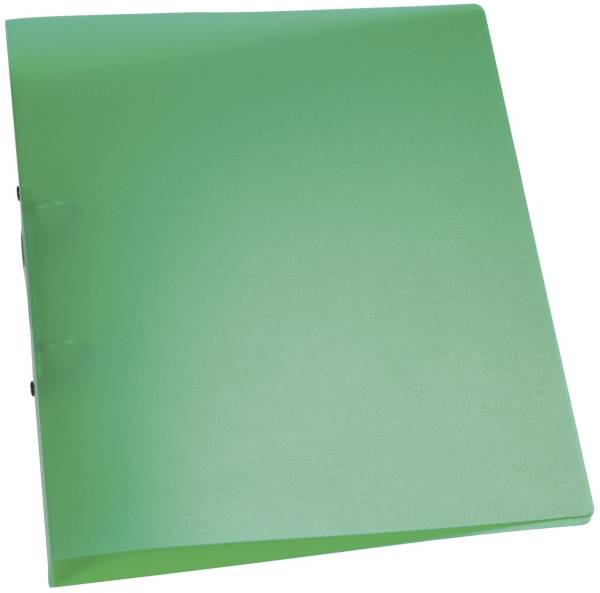Q-CONNECT Schulordner A4 transluzent grün KF02484 2 Ring 25mm