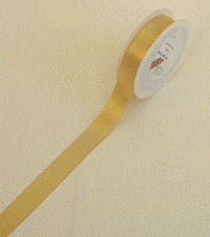 Doppelsatinband 25 mm x 25 m, gold