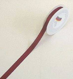 Doppelsatinband 15 mm x 25 m, weinrot