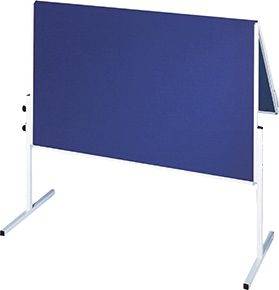 X tra!Line Moderationstafel 120 x 150 cm, blau Filz, klappbar®