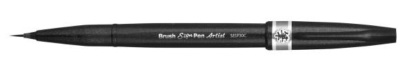 PENTEL Faserschreiber BrushPen grau SESF30C-NX