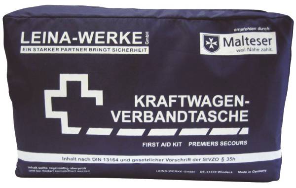 LEINA-WERKE Verbandtasche KFZ schwarz 11002