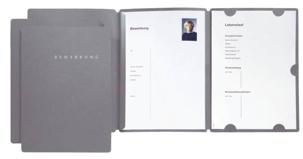 Bewerbungsset SELECT 3er Set, grau