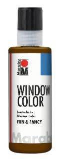 Window Color fun&fancy, Dunkelbraun 045, 80 ml